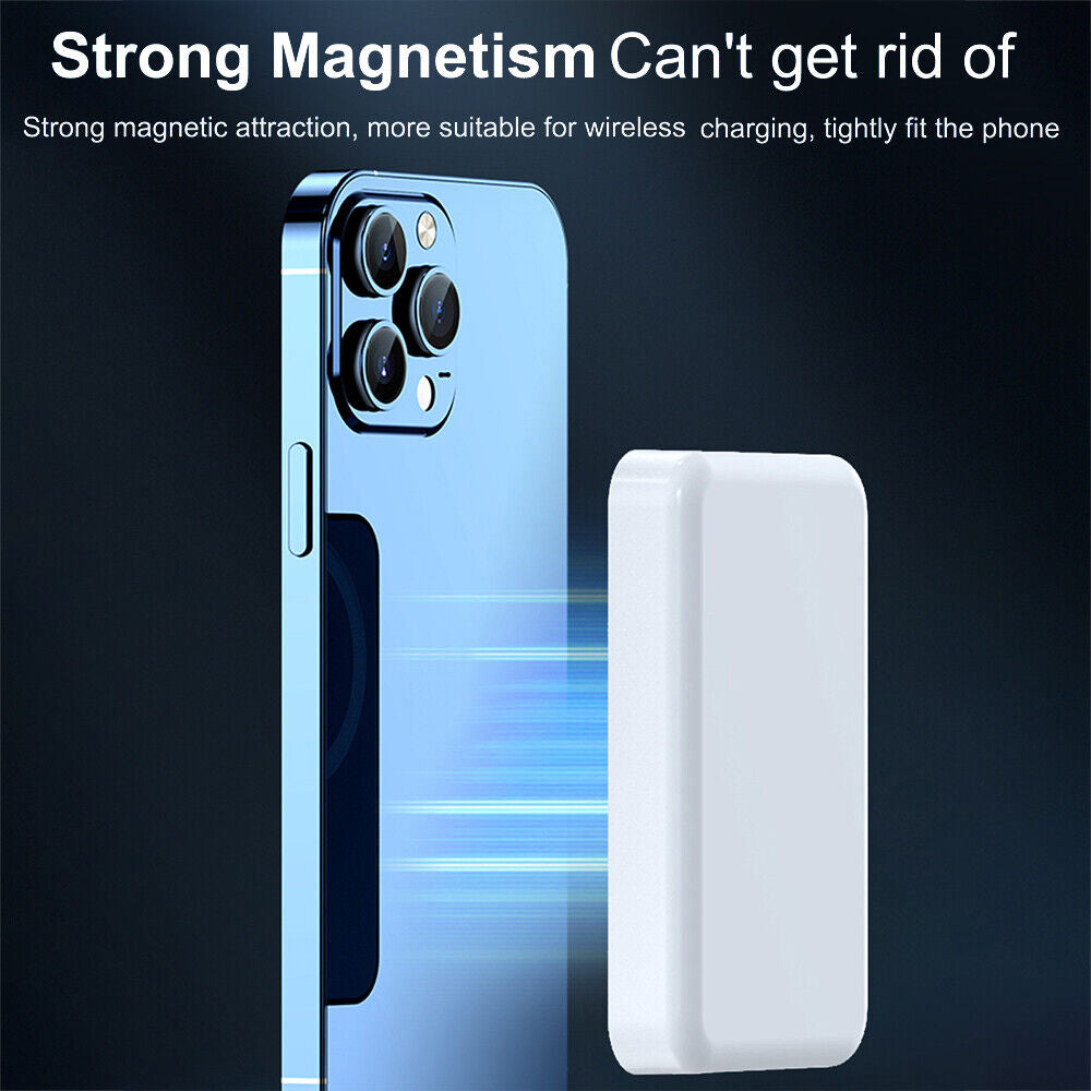 20000Mah Power Bank Magnetic Battery Pack Wireless Charger for iPhone 14/13/12, strong magnetic attraction for secure wireless charging