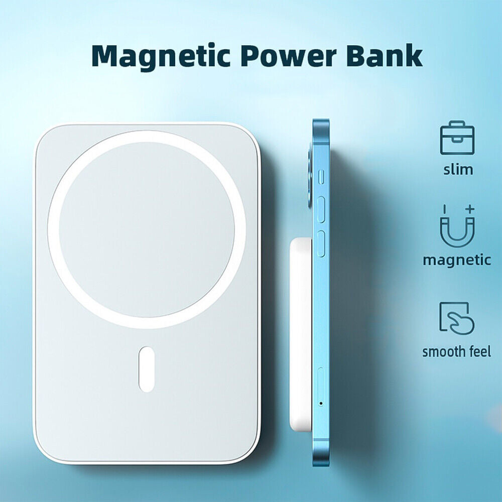 20000Mah Magnetic Power Bank Wireless Charger for iPhone 14/13/12